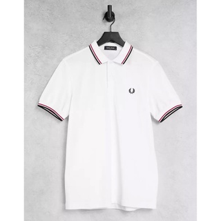 เสื้อโปโล - [FRED PERRY.] - *ผ้าดีมากนุ่มนิ่ม ไม่แข็ง* รับประกันคุณภาพทุกชิ้น.*