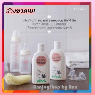 น้ำยาล้างขวดนม กิฟฟารีน สะอาด ด้วยสารสกัดจากธรรมชาติ Bottle &amp; Nipple Liquid Cleanser