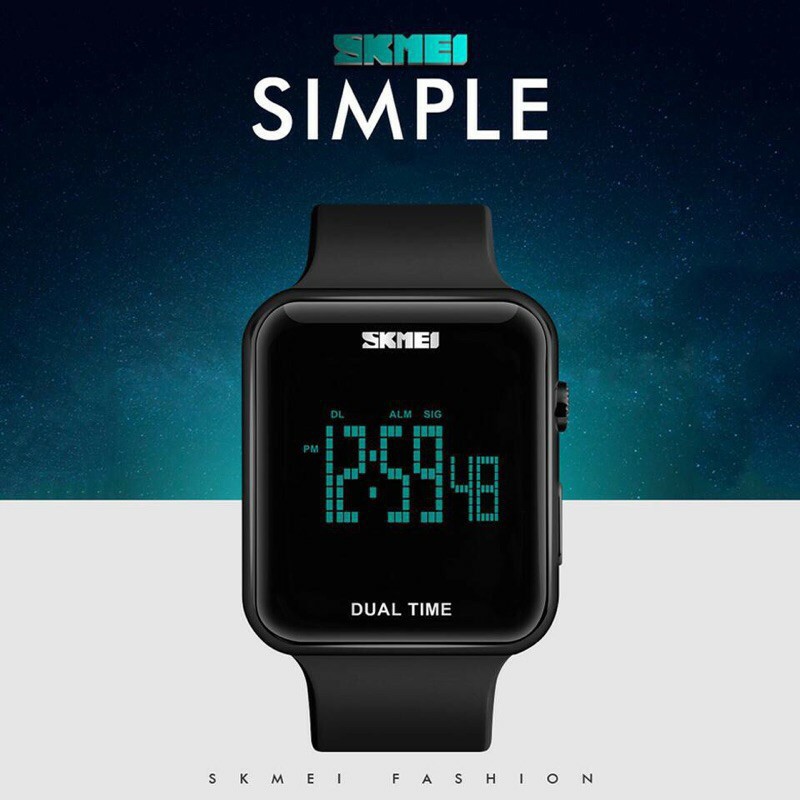 ภาพหน้าปกสินค้าSKMEI 1271 นาฬิกาข้อมือ LED กันน้ำ 100% จากร้าน lifetimewatch บน Shopee