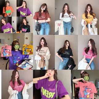 💥พร้อมส่ง💥เสื้อยืดคอกลมสไตล์มินิมอล