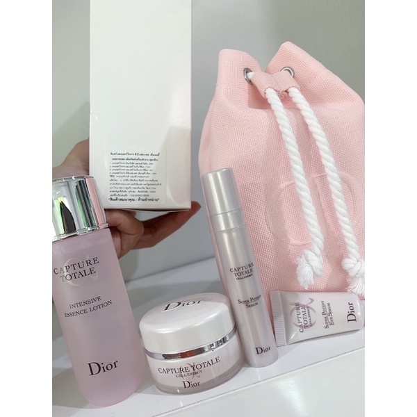 dior-capture-totale-set-มาพร้อมกระเป๋าเครื่องสำอางค์หูรูด-dior-สีชมพู