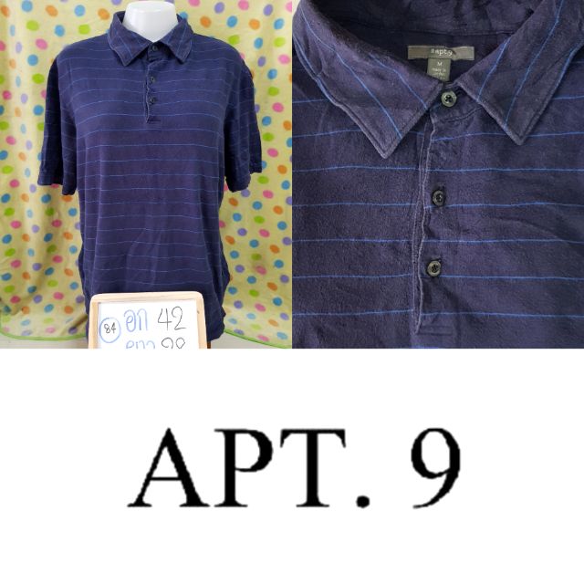 เสื้อโปโล apt.9 แท้ อก42