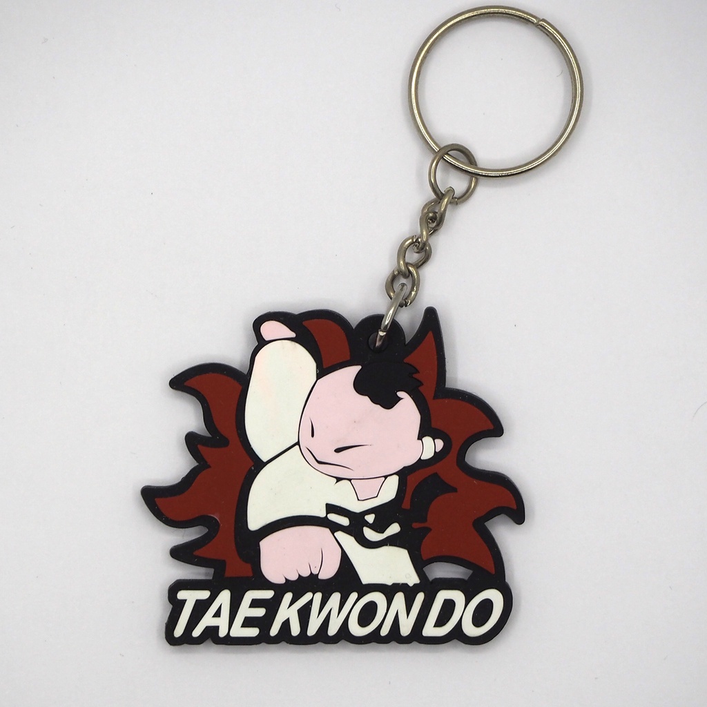 พวงกุญแจยาง-taekwondo-เทควอนโด้-พร้อมส่ง