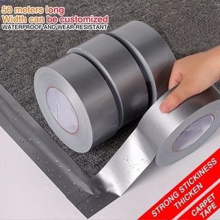 เทปพันสายไฟผ้า Strong Super Waterproof Duct Tape Silvery Grey Adhesive Tape Bri