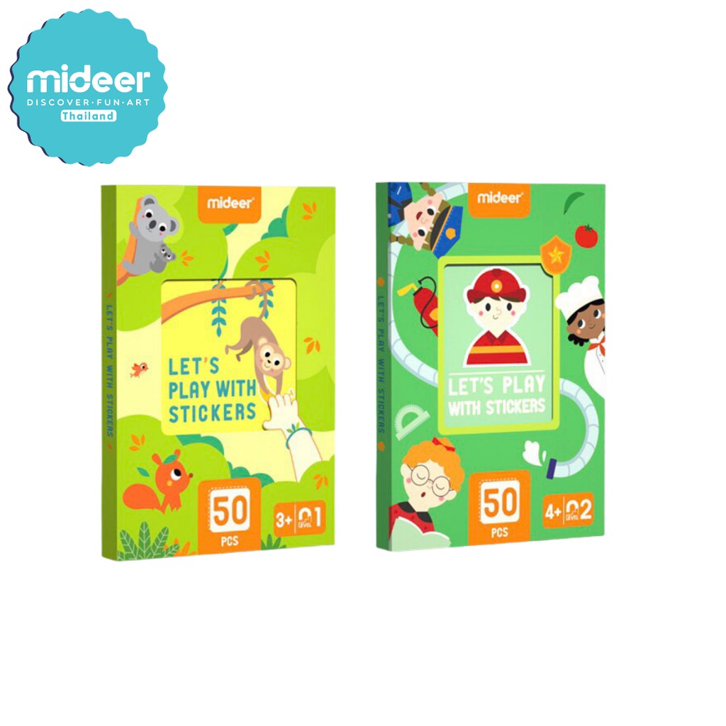 mideer-รูปภาพไขปริศนา-สติ๊กเกอร์-let-s-play-with-sticker-md2094-2099