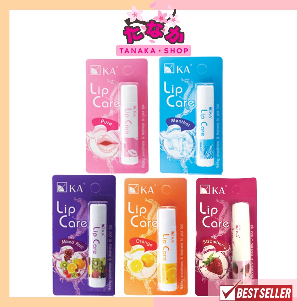 (1แท่ง) KA LIP CARE เค.เอ. ลิปแคร์ 5กลิ่น 3.5กรัม Shopee Thailand