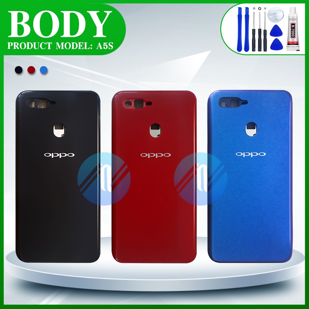 ln-mobile-body-บอดี้-oppo-a5s-ฝาหลัง-แกรนกลาง-บอดี้ชุด-แถมไขควงชุด