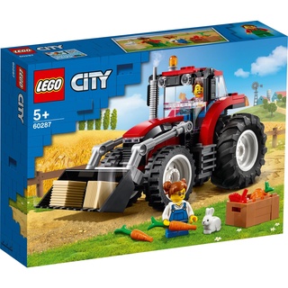 ชุดตัวต่อเลโก้ ของเล่นเสริมทักษะ สินค้าแท้ ตัวต่อ รถแทรกเตอร์ LEGO  60287 Tractor (144 Pieces) Building Toy For Kids