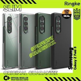Ringke [Slim] Samsung Galaxy Z Fold 3 น้ําหนักเบา บาง ป้องกันรอยขีดข่วน แผ่นกันลื่น เคสแข็ง