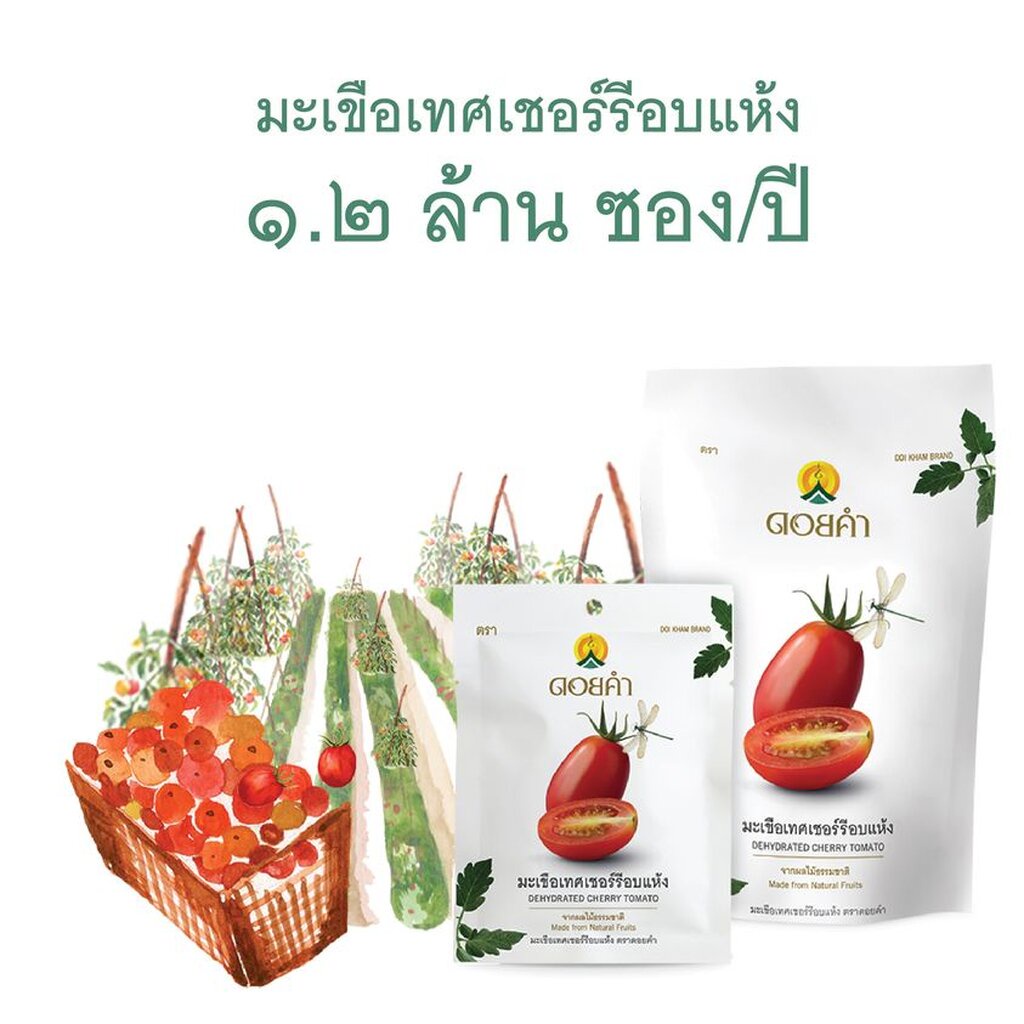 มะเขือเทศเชอร์รีอบแห้ง-dehydrated-cherry-tomato-ปริมาณ-25-กรัม-คัดสรรมะเขือเทศเชอร์รีสีแดงสด-ผลิตผลของเกษตรกรไทย-จา