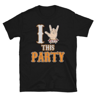 เสื้อยืดผ้าฝ้ายพิมพ์ลายคลาสสิก พร้อมส่ง เสื้อยืดแขนสั้น พิมพ์ลายดิสโก้ I Rock This Party Clubbing หลากสี เหมาะกับของขวัญ