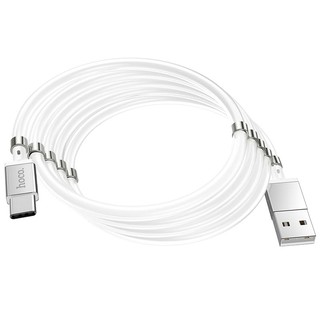 สาย USB เข้ากับ Type-C“ U91 Magic Magnetic” สำหรับการชาร์จ Cable USB 1 ม. พร้อมตัวยึดแม่เหล็ก 10 เส้นสำหรับเก็บสายเคเบิล