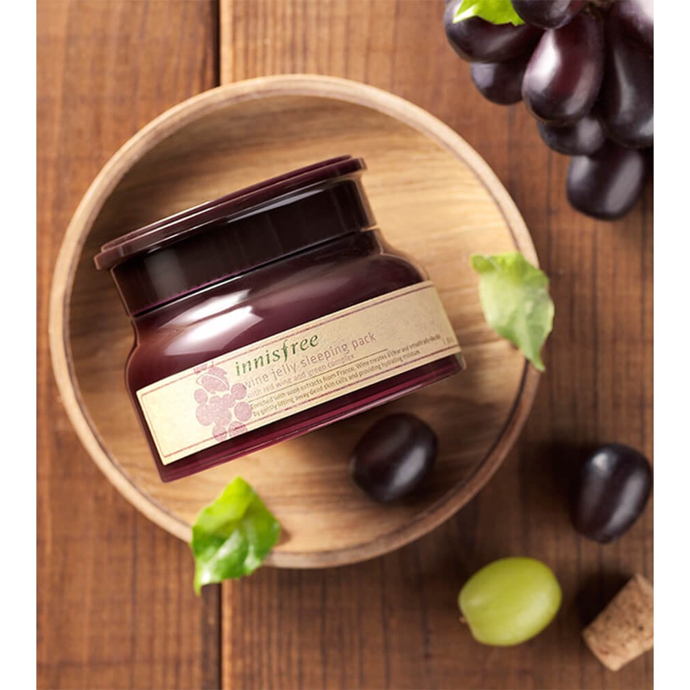 Innisfree Wine Jelly Sleeping Pack 80ml. Shopee Thailand