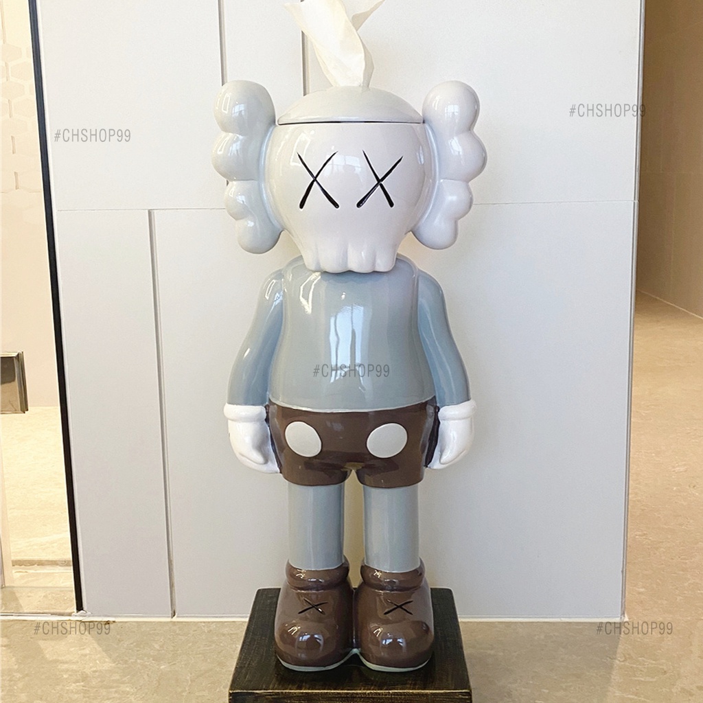 กล่องใส่กระดาษทิชชู่-ตุ๊กตา-kaws-ตุ๊กตาคอวส์-กล่องใส่ทิชชู-กล่องทิชชู-กล่องเก็บของ-ที่ใส่กระดาษชำระ