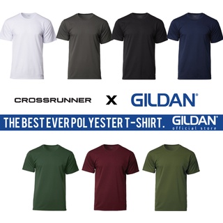 Gildan x CROSSRUNNER เสื้อยืดลําลอง แขนสั้น คอกลม สําหรับผู้ชาย ผู้หญิง เหมาะกับการเล่นกีฬา CRR3600