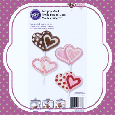 wilton-chocolate-mold-พิมพ์ช็อคโกแลต-ของ-วิลตั้น-heart-lollipop-mold