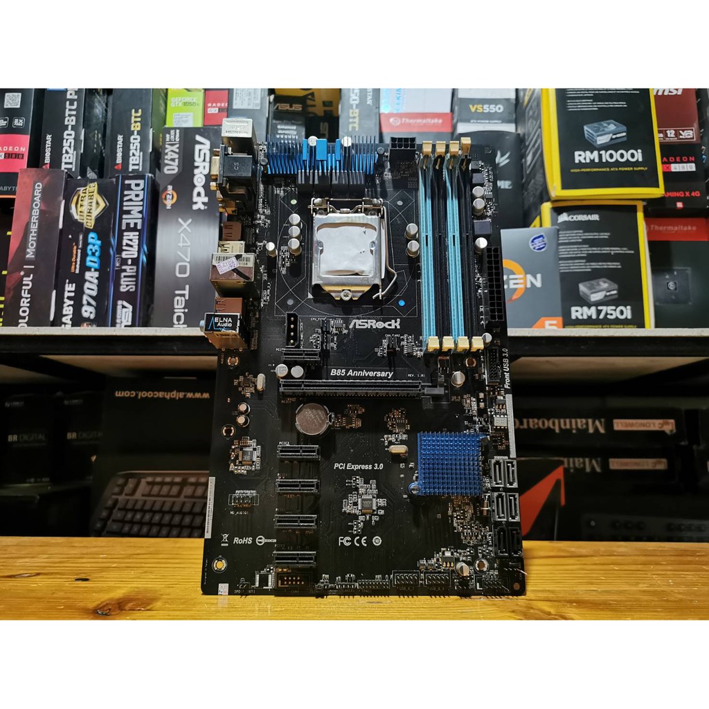 เมนบอร์ด(mainboard) asrock b85 anniversary (socket 1150) (รองรับ การ ...
