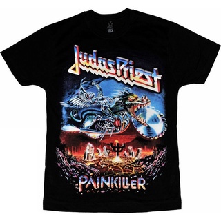 [S-5XL] GILDAN สินค้าใหม่ เสื้อยืดแขนสั้น ผ้าฝ้าย 100% พิมพ์ลาย Hard Rock Punk Metal Punk Band Judas Priest Painkiller พ