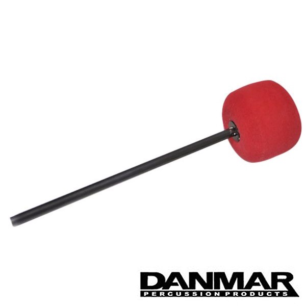 Danmar® หัวกระเดื่องกลอง ตุ้มกระเดื่อง แบบสักหลาดสี ก้านดำ รุ่น 206CK
