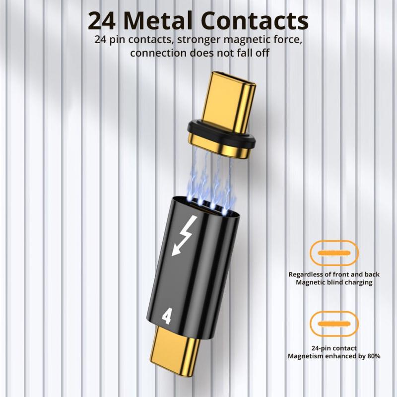 ankndo-mini-thunderbolt-4-3-40gbps-อะแดปเตอร์แปลงข้อมูล-usb-c-8k60hz-100w-5a-usb-c-เป็น-type-c-ชาร์จเร็ว-สําหรับ-macbook-pro
