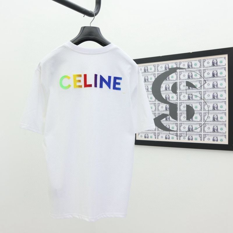 เสื้อยืดสีขาวเสื้อยืดแขนสั้น-ผ้าฝ้าย-พิมพ์ลายป้าย-celi-nes-4xl