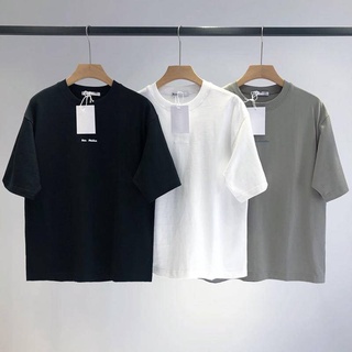 [100% Cotton] acne เสื้อยืดแขนสั้น ผ้าฝ้าย ปักลายโลโก้