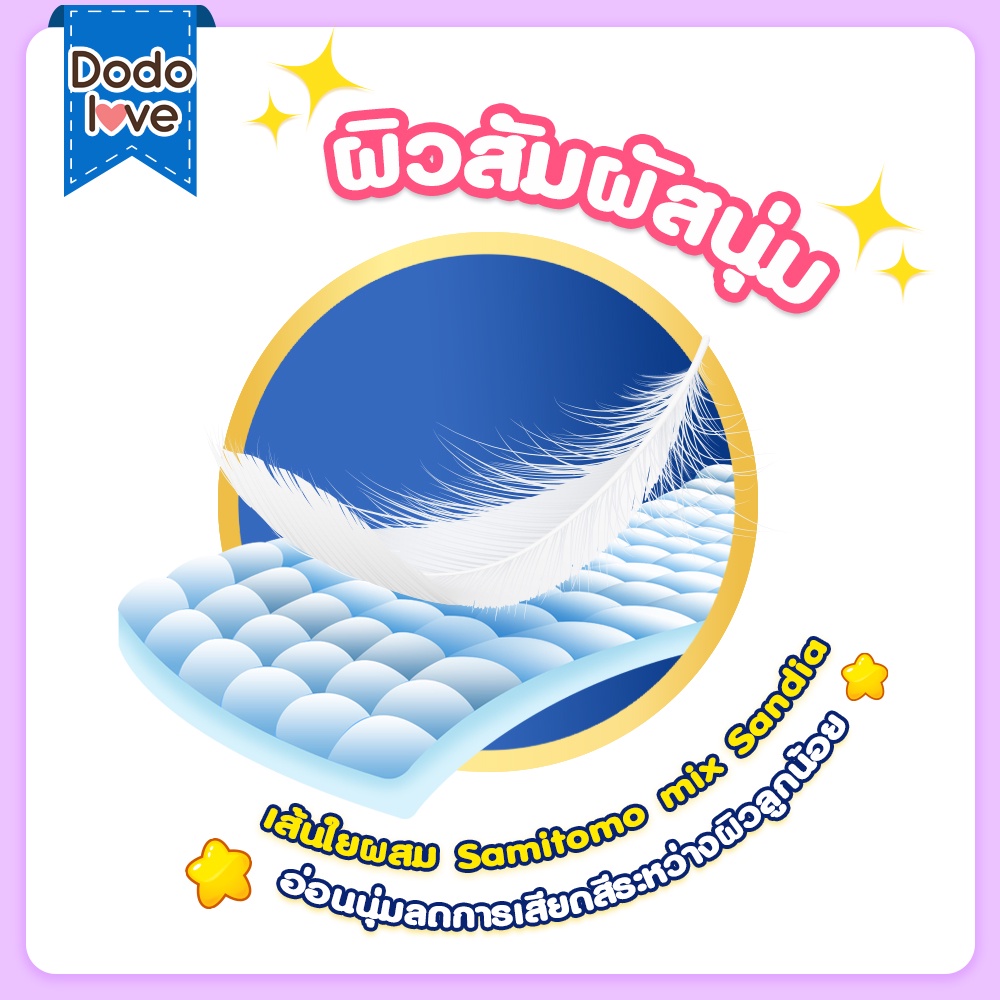 ภาพหน้าปกสินค้าDODOLOVE Standard Soft กางเกงผ้าอ้อม (แพ็คเดี่ยว) ผ้าอ้อมสำเร็จรูป Size NB-4XL นุ่ม บางเบา ใส่สบาย จากร้าน dodolove. บน Shopee