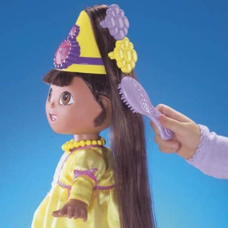 Dora The Explorer Magic Hair Fairytale Princess Dora Doll Shopee