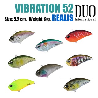 DUO REALIS VIBRATION 52  เหยื่อปลอม เหยี่อตกปลา เหยื่อ ขนาด 5.2 cm