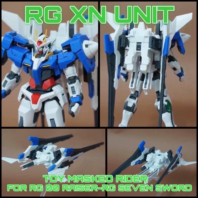 พาร์เสริม RG XN UNIT สำหรับ RG 1/144 OO RAISER GUNDAM/ส่วนเสริม GN ...
