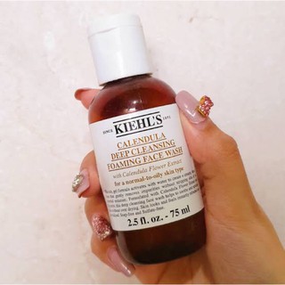 ( ล้างหน้า ) ฉลากไทย ผลิต 10/2019 Kiehl’s Calendula Deep Cleansing Foaming Face Wash ปริมาณ 75 ml.