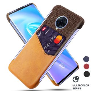 Vivo Nex 3 Nex A S Luxury Leather Fabric Card Slot Shockproof Business Wallet Cover