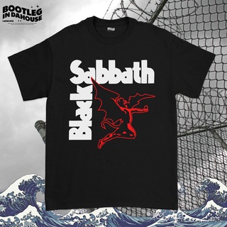 เสื้อยืด ลาย Sabbath สีดําS-5XL