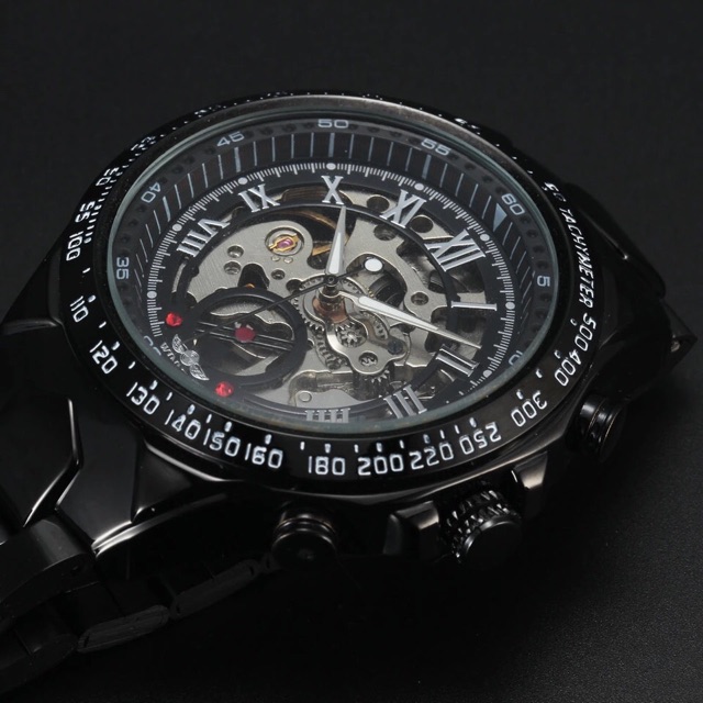 นาฬิกา-winner-automatic-skeleton-black