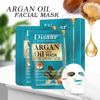 Disaar Argan Oil มาส์กหน้า เครื่องสําอางดูแลผิว 25 มล. *10 ชิ้น -DS5016
