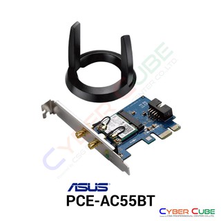 ASUS PCE-AC55BT Dual-Band Wireless AC1200 Bluetooth 4.0 PCI-E Adapter การ์ดไวไฟ