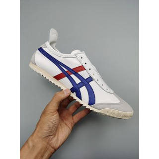 รองเท้าผ้าใบ Onitsuka Tiger NIPPON MADE สีครีม คลาสสิก รองเท้าโอนิซึกะ รองเท้าลำลอง