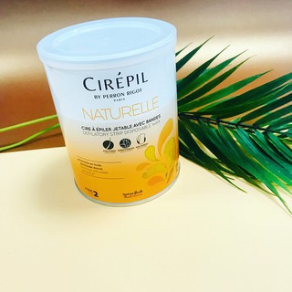 CIREPIL NATURELLE DEPILATORY STRIP DISPOSABLE WAX 800 g.แว๊กซ์ร้อนเนื้อเจลสีน้ำผึ้ง ใช้ผ้าดึง เนื้อเนียนละเอียด ปาดง่าย