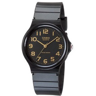 สินค้า Casio นาฬิกาข้อมือผู้ชาย สีดำ สายเรซิ่น รุ่น MQ-24-1B2LDF,MQ-24-1B2,MQ-24