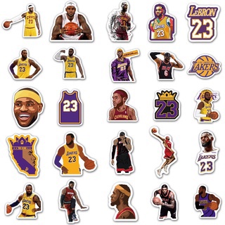 สติกเกอร์-ลายบาสเก็ตบอล-nba-superstar-lebron-james-กันน้ํา-สําหรับติดตกแต่งกระเป๋าเดินทาง-กีตาร์-โน้ตบุ๊ก-คอมพิวเตอร์-50-ชิ้น