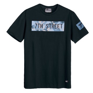 7th Street เสื้อยืด รุ่น PRG006 สีกรมท่า