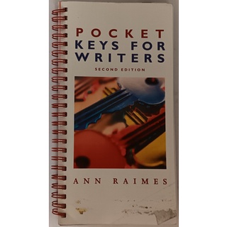 (ภาษาอังกฤษ) Pocket Keys For Writers (Second Edition) *หนังสือหายากมาก*