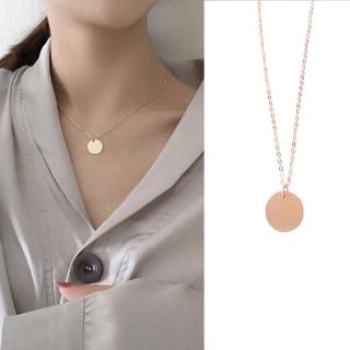 Simple Jewelry Wafer Choker Necklace Women Gifts