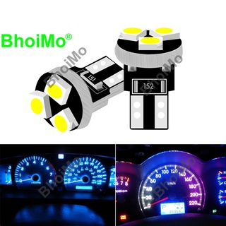 Bhoimo T5 W3W 3Smd 1210 Chip แดชบอร์ด Led 17 73 74 2721 แผงหลอดไฟไฟสัญญาณเตือน สําหรับติดรถยนต์ รถมอเตอร์ไซค์ Dc12V สีขาว