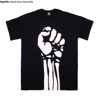 เสื้อยืดโอเวอร์ไซส์เสื้อยืด พิมพ์ลาย วง RAGE AGAINST THE MACHINE - LARGE FIST (JUMBO PRINT) - MS-4XL