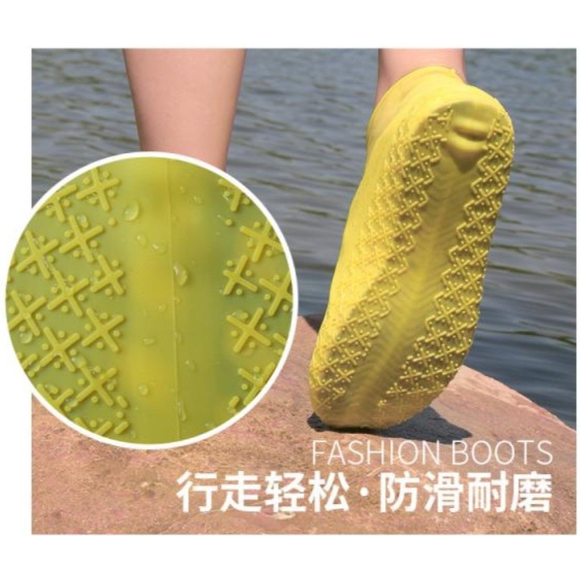 silicone-cover-shoes-รองเท้าซิลิโคนกันน้ำ