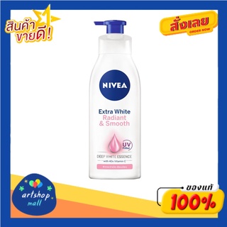 NIVEA นีเวีย  Body Extra White Radiant and Smooth Lotion 400 ml.