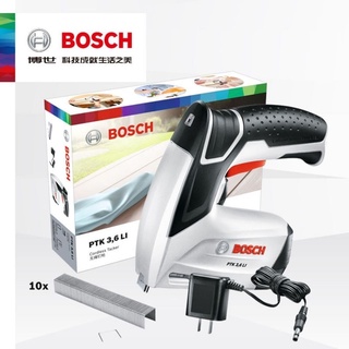 Bosch BOSCH เครื่องมือไฟฟ้า 3.6V ลิเธียม ปืนยิงตะปูแบบชาร์จไฟได้ 11.4 มม. เครื่องเย็บกระดาษเอนกประสงค์