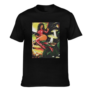 T-shirt  เสื้อยืด คอกลม พิมพ์ลาย Nicki Minaj Rap Comics แฟชั่นสําหรับผู้ชายS-5XL