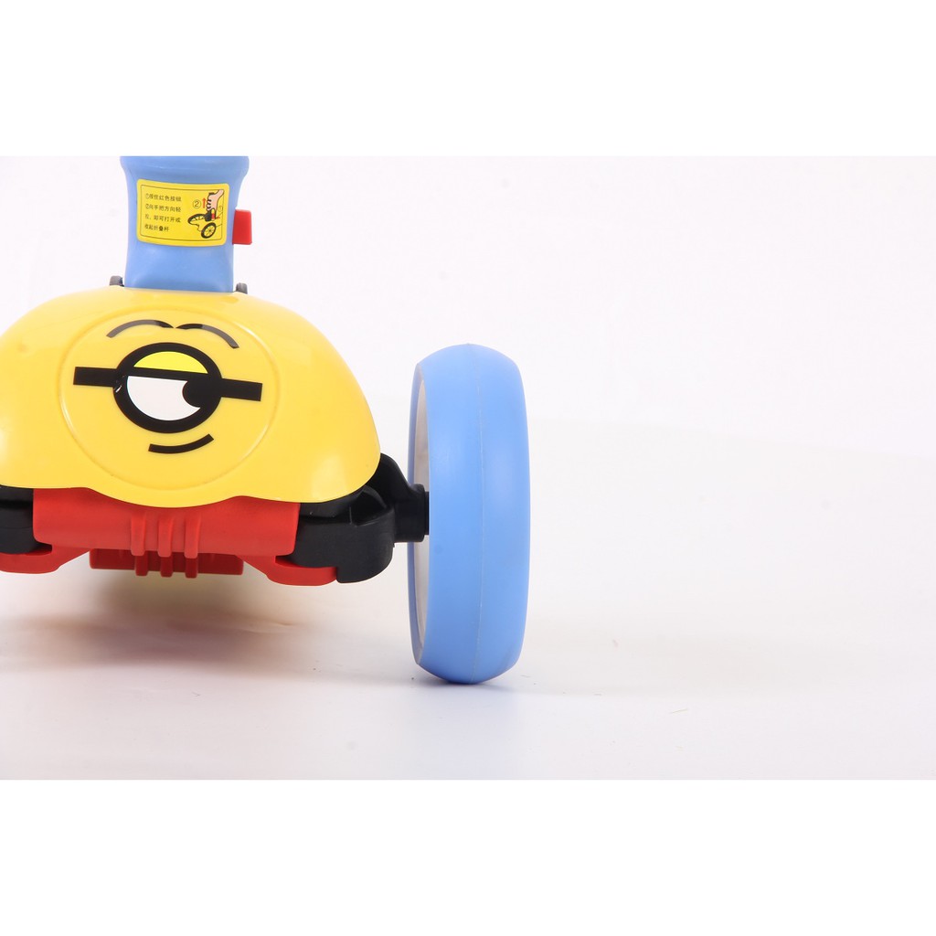 ภาพสินค้าMesuca Foldable Twist Scooter - Minions เมซูก้า สกู๊ตเตอร์ 3ล้อ พับได้ - มินเนี่ยน ของเล่นเด็ก XCA82009 จากร้าน wangdek_officialstore บน Shopee ภาพที่ 3